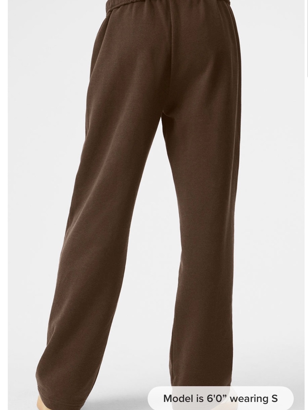 NWT Alo Yoga Accolade Straight Leg Sweatpant - Espresso - Picture 2 of 9
